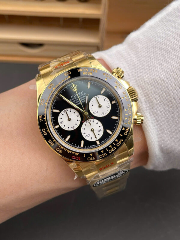 Đồng hồ nam Rolex Replica 11 Daytona 126528LN Le Mans 100th Year mạ vàng dây oyster xưởng QF 40mm (2)