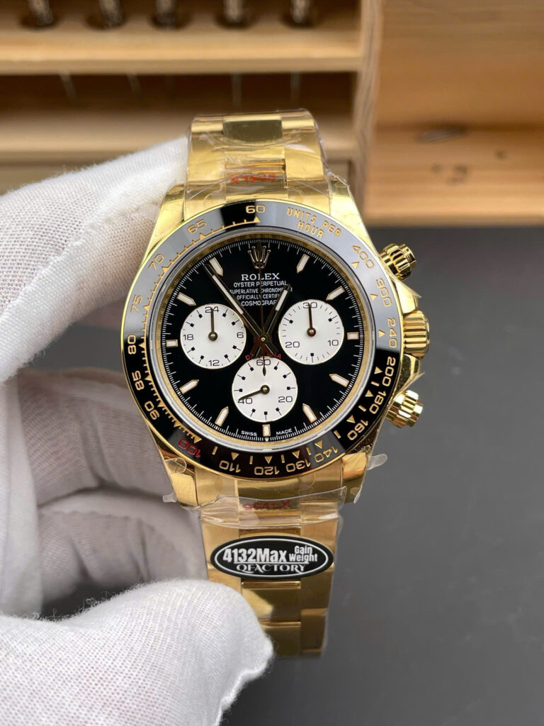 Đồng hồ nam Rolex Replica 11 Daytona 126528LN Le Mans 100th Year mạ vàng dây oyster xưởng QF 40mm (2)