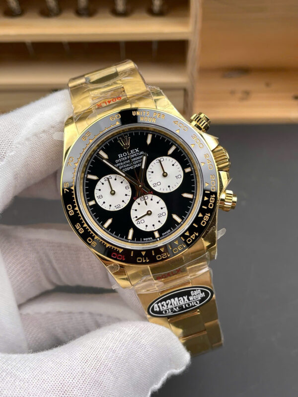 Đồng hồ nam Rolex Replica 11 Daytona 126528LN Le Mans 100th Year mạ vàng dây oyster xưởng QF 40mm (2)
