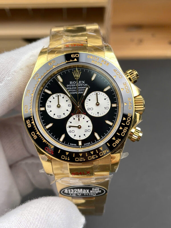 Đồng hồ nam Rolex Replica 11 Daytona 126528LN Le Mans 100th Year mạ vàng dây oyster xưởng QF 40mm (2)