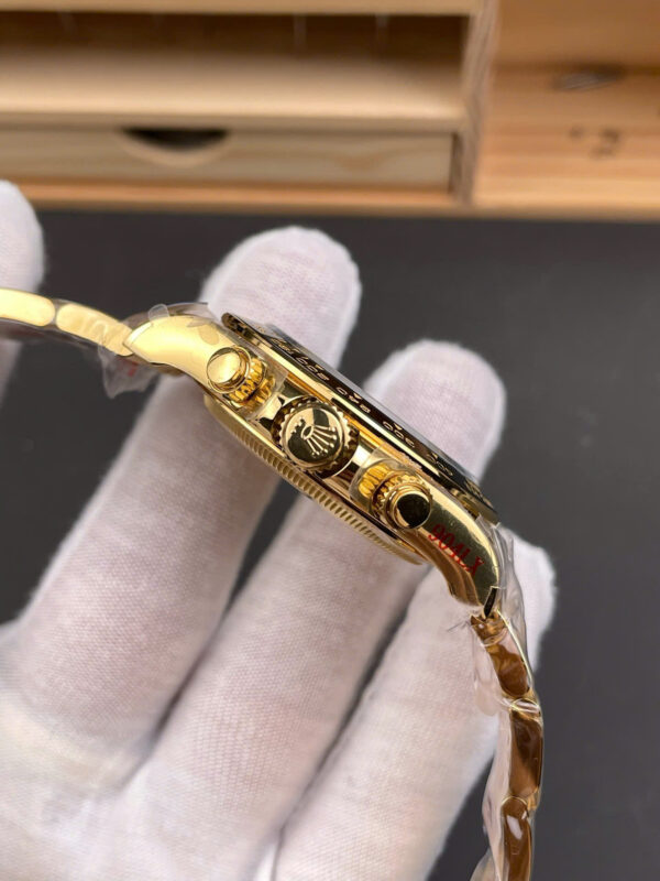Đồng hồ nam Rolex Replica 11 Daytona 126528LN Le Mans 100th Year mạ vàng dây oyster xưởng QF 40mm (2)