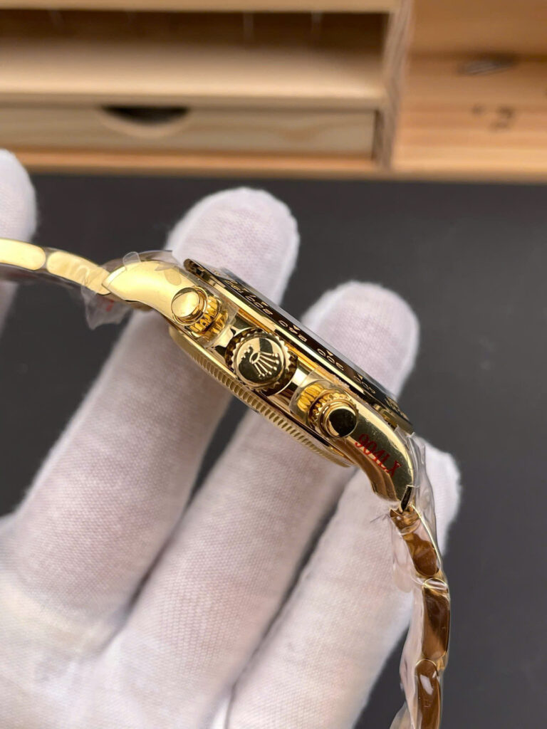 Đồng hồ nam Rolex Replica 11 Daytona 126528LN Le Mans 100th Year mạ vàng dây oyster xưởng QF 40mm (2)