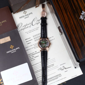 Đồng Hồ Patek Philippe Complications 5205R Replica 11 mặt xanh lá cây máy cơ Thụy Sỹ 40mm (2)