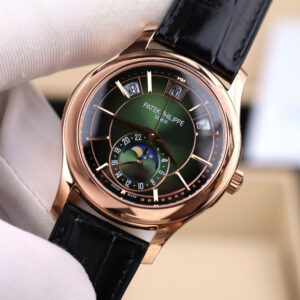 Đồng Hồ Patek Philippe Complications 5205R Replica 11 mặt xanh lá cây máy cơ Thụy Sỹ 40mm (2)
