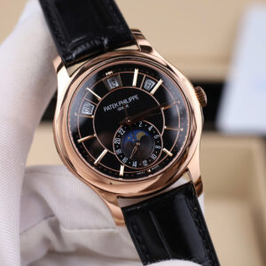 Đồng Hồ Patek Philippe Replica 11 Complications 5205R mặt đen máy cơ Thụy Sỹ 40mm (2)