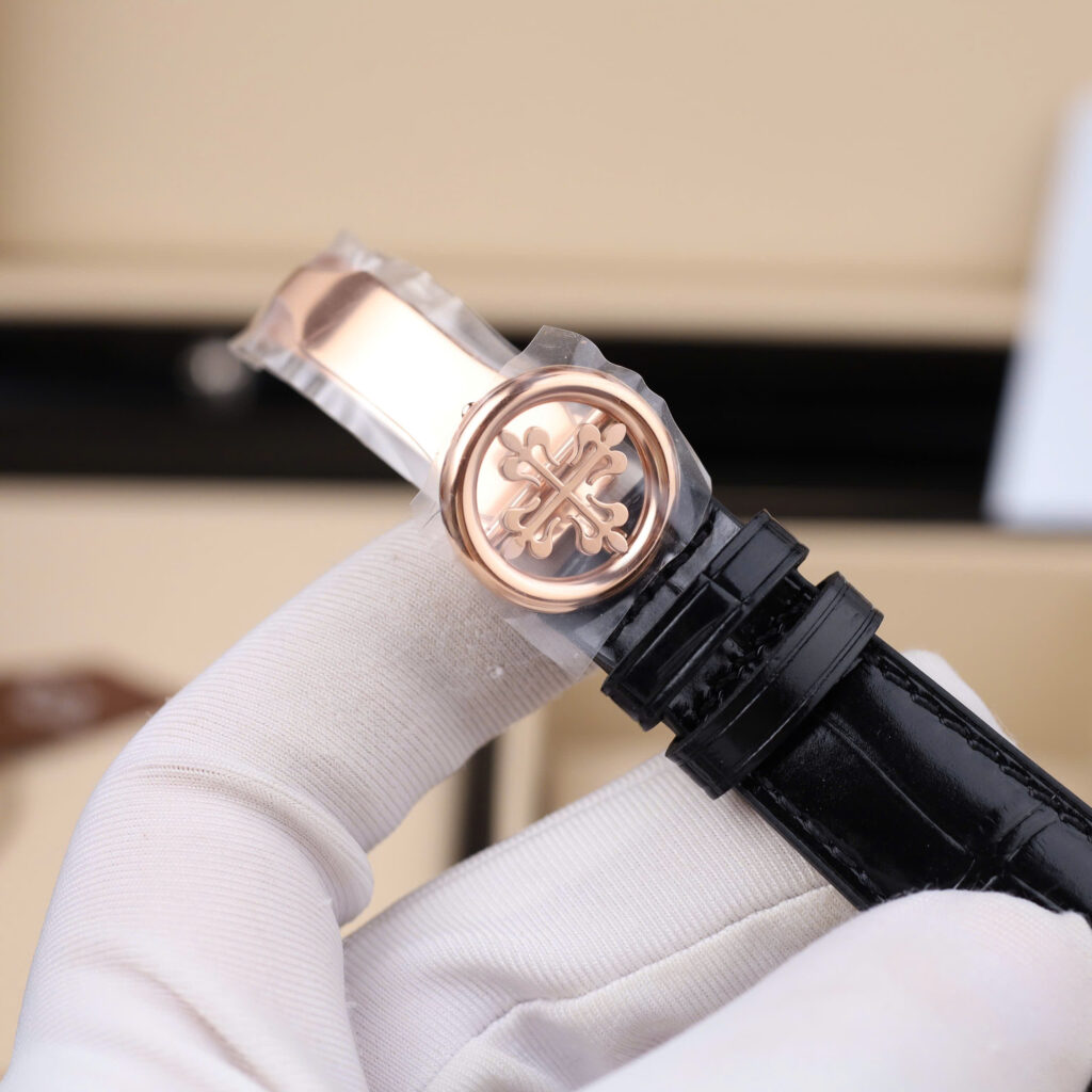 Đồng Hồ Patek Philippe Replica 11 Complications 5205R mặt đen máy cơ Thụy Sỹ 40mm (2)