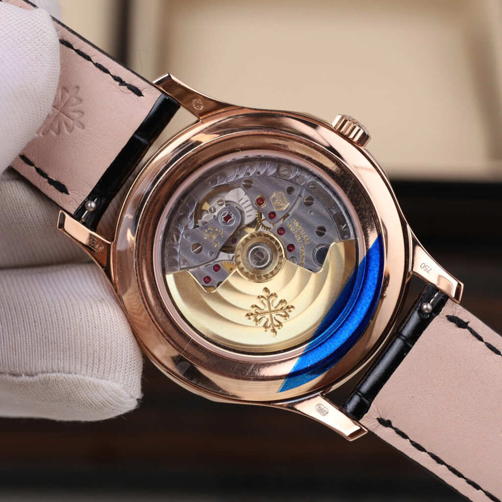 Đồng Hồ Patek Philippe Replica 11 Complications 5205R mặt đen máy cơ Thụy Sỹ 40mm (2)