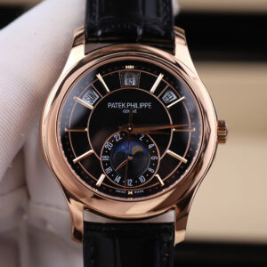 Đồng Hồ Patek Philippe Replica 11 Complications 5205R mặt đen máy cơ Thụy Sỹ 40mm (2)