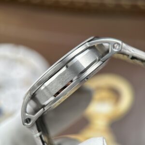 Đồng hồ Audemars Piguet Code 11.59 Rep 11 mặt bạc dây da màu xám xưởng APS 41mm (2)