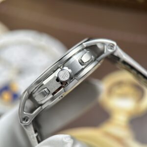 Đồng hồ Audemars Piguet Code 11.59 Rep 11 mặt bạc dây da màu xám xưởng APS 41mm (2)