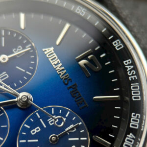 Đồng hồ Audemars Piguet Code 11.59 Rep cao cấp mặt số màu xanh khói dây da xưởng APS 41mm (1)