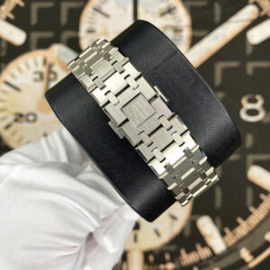 Đồng hồ Audemars Piguet Replica 11 Royal Oak Selfwinding Flying Tourbillon 26730TI nam mặt xanh phun cát 41mm (4)