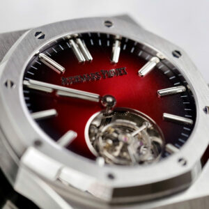 Đồng hồ Audemars Piguet Royal Oak Selfwinding Flying Tourbillon 26730ST Rep 11 mặt số màu đỏ tía bộ máy Tourbillon 41mm (2)