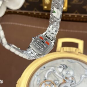 Đồng hồ Cartier Replica 11 Panthere Small Model mặt xanh dương dây kim loại 23x30mm (2)