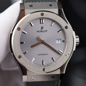 Đồng hồ Hublot Classic Fusion Rep cao cấp mặt xám vỏ titan siêu nhẹ nhà máy JJZ 42mm (2)