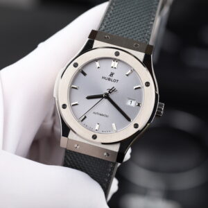 Đồng hồ Hublot Classic Fusion Rep cao cấp mặt xám vỏ titan siêu nhẹ nhà máy JJZ 42mm (2)