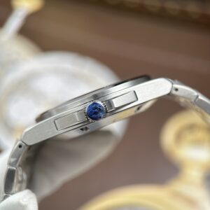 Đồng hồ IWC Ingenieur chế tác mặt xanh lá cây dây kim loại xưởng GH 40mm (9)