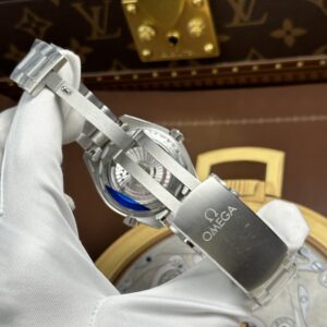 Đồng hồ Omega Rep 11 Seamaster Planet Ocean 600M mặt đen dây kim loại xưởng VS 39 (2)