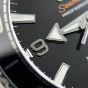 Đồng hồ Omega Rep 11 Seamaster Planet Ocean 600M mặt đen dây kim loại xưởng VS 39 (2)