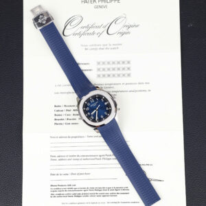 Đồng hồ Patek Philippe Aquanaut 5168 Replica 11 màu xanh dương tinh chỉnh nhà máy 42 (2)