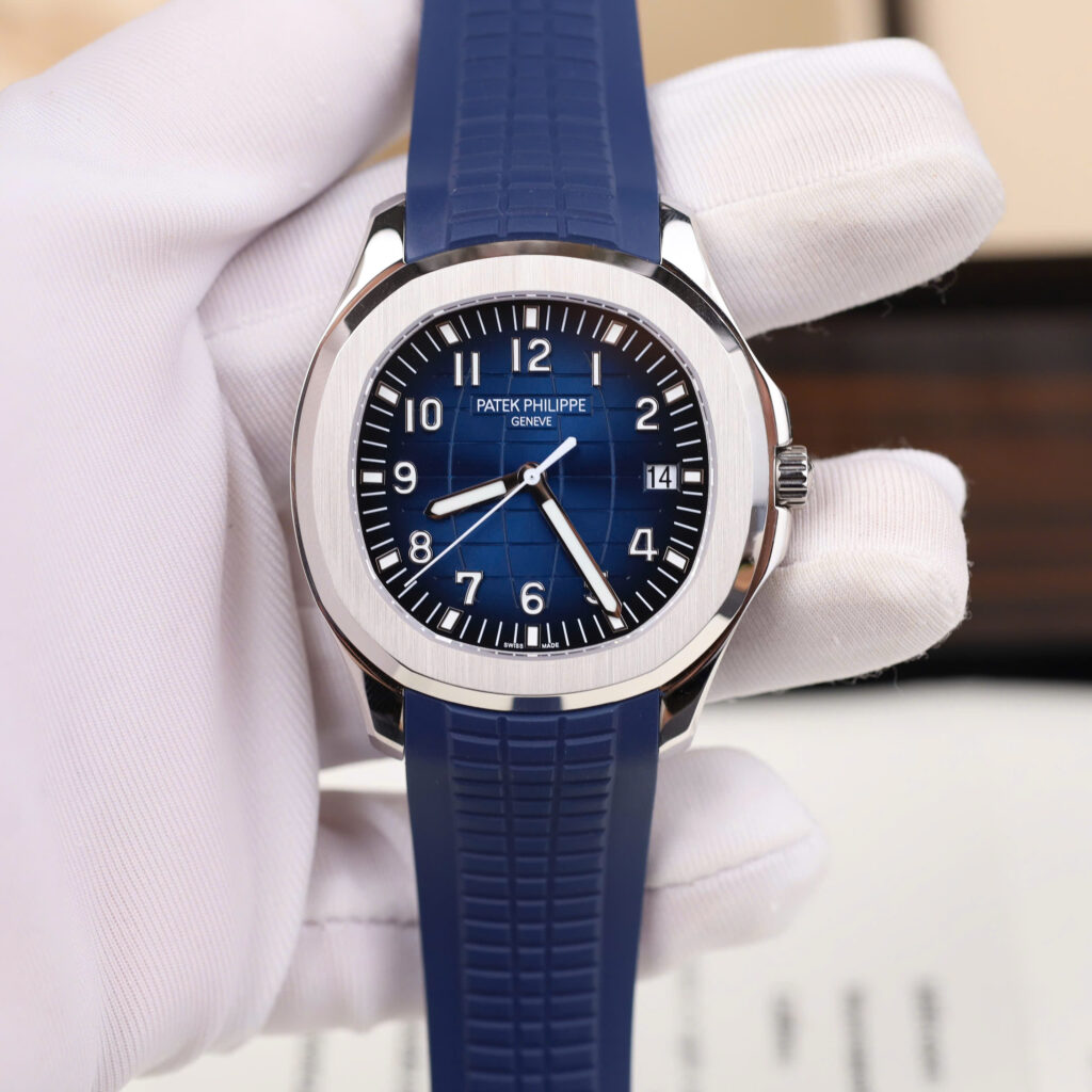 Đồng hồ Patek Philippe Aquanaut 5168 Replica 11 màu xanh dương tinh chỉnh nhà máy 42 (2)