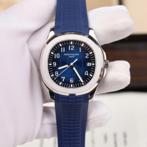 Đồng hồ Patek Philippe Aquanaut 5168 Replica 11 màu xanh dương tinh chỉnh nhà máy 42 (2)