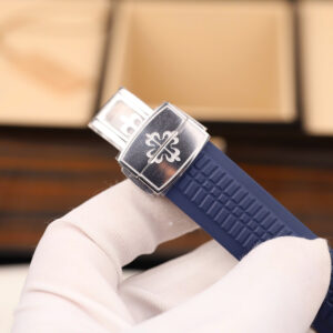 Đồng hồ Patek Philippe Aquanaut 5168 Replica 11 màu xanh dương tinh chỉnh nhà máy 42 (2)