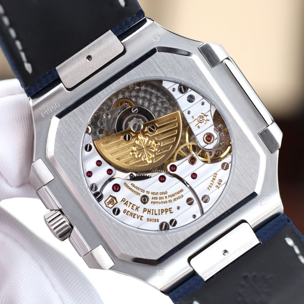 Đồng hồ Patek Philippe Cubitus 5822P Replica 11 mặt xanh dương máy calibre 240 super clone 45mm (1)
