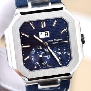 Đồng hồ Patek Philippe Cubitus 5822P Replica 11 mặt xanh dương máy calibre 240 super clone 45mm (1)