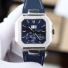 Đồng hồ Patek Philippe Cubitus 5822P Replica 11 mặt xanh dương máy calibre 240 super clone 45mm (1)