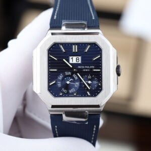 Đồng hồ Patek Philippe Cubitus 5822P Replica 11 mặt xanh dương máy calibre 240 super clone 45mm (1)