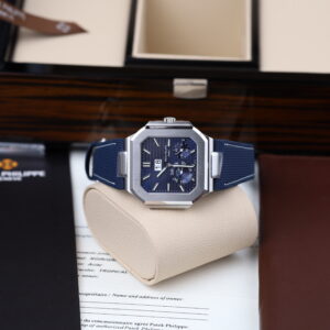 Đồng hồ Patek Philippe Cubitus 5822P Replica 11 mặt xanh dương máy calibre 240 super clone 45mm (1)