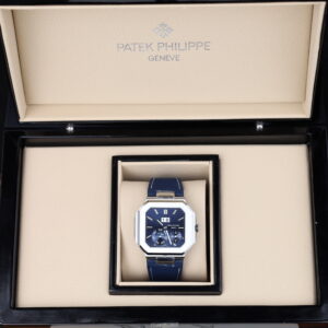 Đồng hồ Patek Philippe Cubitus 5822P Replica 11 mặt xanh dương máy calibre 240 super clone 45mm (1)