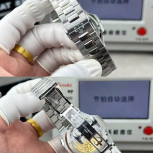 Đồng hồ Patek Philippe Replica 11 Nautilus 5990 mặt xám dây kim loại xưởng P1 40 (2)