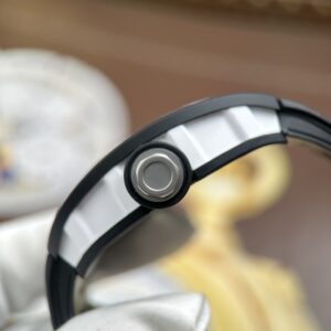 Đồng hồ Richard Mille RM055 Replica 11 vỏ gốm viền trắng xưởng ZF 49.9×42 (2)