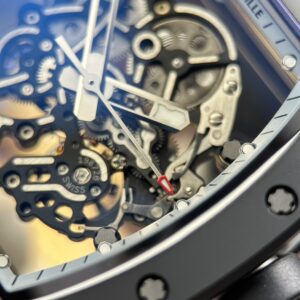 Đồng hồ Richard Mille RM055 Replica 11 vỏ gốm viền trắng xưởng ZF 49.9×42 (2)