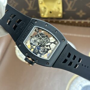Đồng hồ Richard Mille RM055 Replica cao cấp vỏ gốm viền màu đồng xưởng ZF 49.9×42 (2)