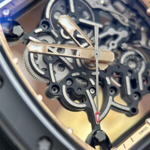 Đồng hồ Richard Mille RM055 Replica cao cấp vỏ gốm viền màu đồng xưởng ZF 49.9×42 (2)