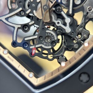 Đồng hồ Richard Mille RM055 Replica cao cấp vỏ gốm viền màu đồng xưởng ZF 49.9×42 (2)