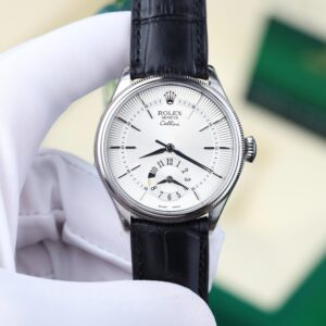 Đồng hồ Rolex Cellini 50525 Replica 11 mặt trắng máy cơ tự động Thuỵ Sỹ 39mm (2)