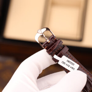 Đồng hồ Rolex Cellini Dual Time 50525 mặt trắng chế tác vỏ bọc vàng thật 18K 39mm (1)