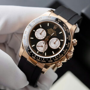 Đồng hồ Rolex Daytona Fake 1 1 mặt đen cọc số dạ quang 40mm (2)