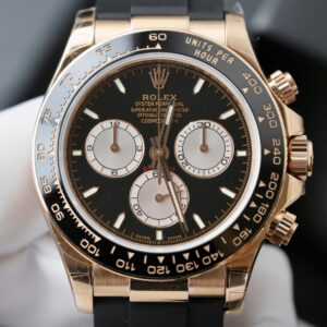 Đồng hồ Rolex Daytona Fake 1 1 mặt đen cọc số dạ quang 40mm (2)