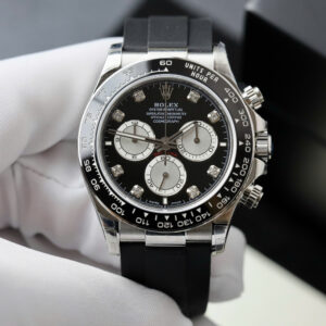 Đồng hồ Rolex Daytona Fake 11 mặt đen bộ chuyển động ETA 7750 Thụy Sỹ 40mm (2)