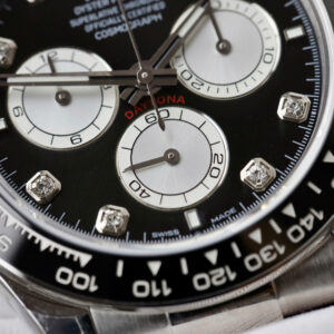 Đồng hồ Rolex Daytona Fake 11 mặt đen bộ chuyển động ETA 7750 Thụy Sỹ 40mm (2)