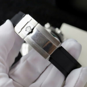 Đồng hồ Rolex Daytona Fake 11 mặt đen máy cơ Thụy Sỹ dây cao su 40mm (6)