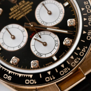 Đồng hồ Rolex Daytona Fake cao cấp mặt đen dây Oysterflex 40mm (2)