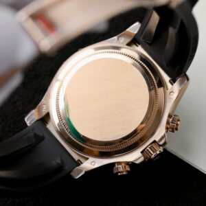 Đồng hồ Rolex Daytona Fake cao cấp mặt đen dây Oysterflex 40mm (2)