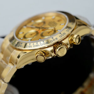Đồng hồ nam Rolex Daytona Fake 11 mặt vàng máy cơ Thụy Sỹ 40mm (2)