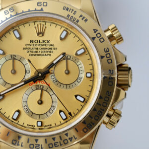 Đồng hồ nam Rolex Daytona Fake 11 mặt vàng máy cơ Thụy Sỹ 40mm (2)